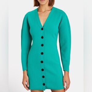NWT A.L.C. Nate Knit Sweater Jade Cardigan Dress Size Large